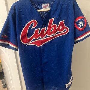 EXTREMELY RARE Vintage Chicago Cubs Diamond Collection Warm-Up Jersey AUTHENTIC